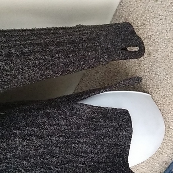 Athleta Heather grey ribbed turtleneck sweater sz xsm - Picture 5 of 10